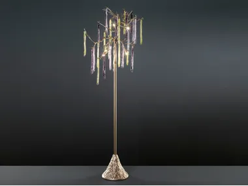 GLAMOUR STALAGMITE - Handmade bronze floor lamp by Serip - view 2