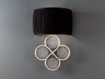 LINES DOUBLE SHARP - Handmade bronze wall light by Serip - view 2