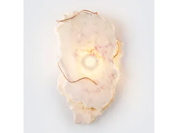 ORIGEM HADEAN MEDIUM - Handmade natural stone and bronze wall light by Serip - view 2