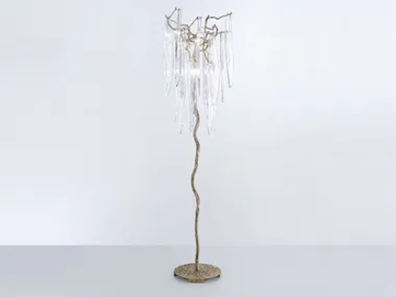 WATERFALL HORSETAIL - Handmade bronze floor lamp by Serip - view 2