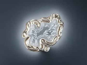 DALI GALATEA LARGE - LED glass and aluminium wall light by Serip - view 2