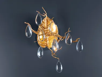 FASCINIUM BEEDS - Halogen wall lamp by Serip - view 2