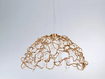 NIAGARA DOME LARGE - Handmade bronze pendant lamp by Serip - view 2