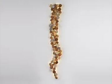 PATHLEAF VINE EXTRA LARGE - LED handmade bronze wall lamp by Serip - view 2