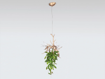VOA PIXIE & NEST UP - LED handmade bronze pendant lamp by Serip - view 2