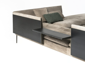 BOSTON - Modular nabuk sofa by Shake - view 3