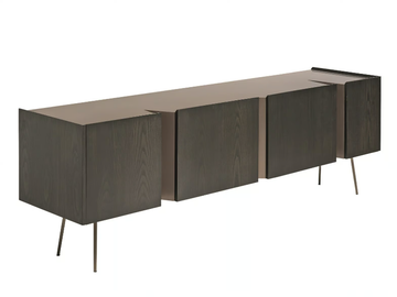 DEEP - Wooden sideboard with doors by Shake - view 2