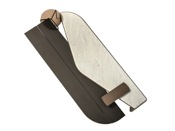 EGO - Low Carrara marble coffee table by Shake - view 3
