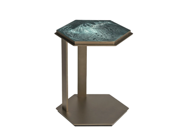 HEX - Hexagonal metal side table by Shake - view 2