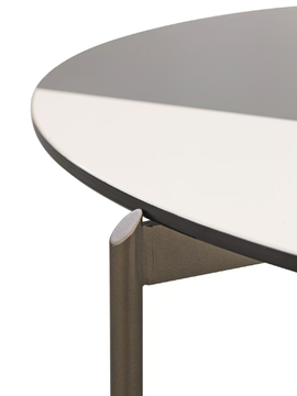 LILY - Round glass coffee table by Shake - view 3