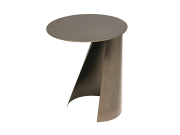 VICTOR - Round metal side table by Shake - view 2