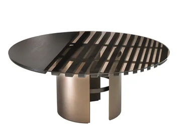 TAL - Round glass dining table by Shake - view 2