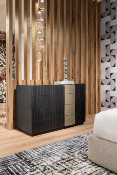 DOVER - Ebony chest of drawers by Sicis - view 3