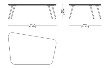 FILICUDI - Aluminum garden coffee table with Vetrite top by Sicis - view 3