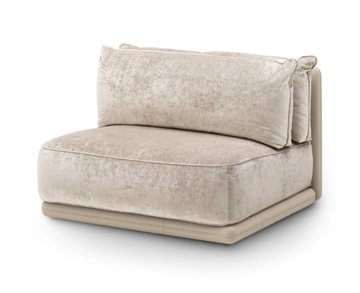 ISLAND - Modular fabric armchair by Sicis - view 3