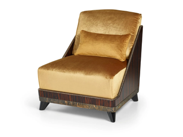 ODESSA - Upholstered fabric armchair by Sicis - view 2