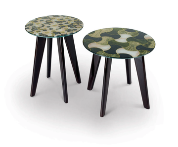 OWEN - Round glass coffee table by Sicis - view 3