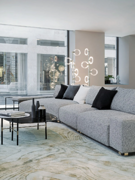 POLO - LED floor lamp in metal and methacrylate by Sicis - view 3