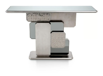 VIENNA - Rectangular mirrored glass console table by Sicis - view 3