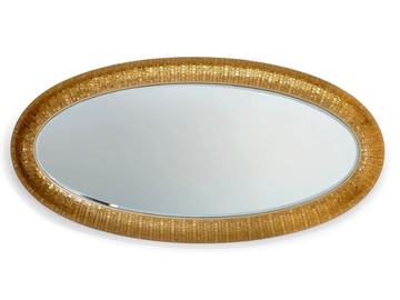 FLUXUS - Oval framed mirror with integrated lighting by Sicis - view 2