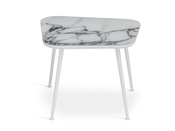 FILICUDI - Aluminum garden coffee table with Vetrite top by Sicis - view 2
