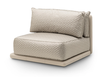 ISLAND - Modular fabric armchair by Sicis - view 2