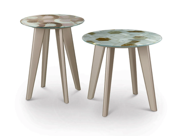 OWEN - Round glass coffee table by Sicis - view 2