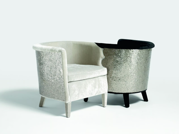 SECRET LOVERS - Upholstered armchair with armrests by Sicis - view 3