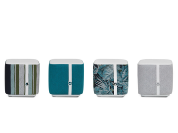 SALINA - Square cotton garden pouf by Sicis - view 2