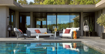RIVIERA - Round garden side table by Sifas - view 3