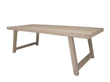 COCO - Rectangular teak garden table by Sifas - view 2