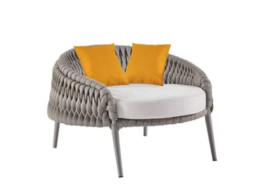 KALIFE - Fabric garden armchair by Sifas - view 2