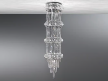 CASCATA SS 379 - Murano glass pendant lamp by Siru - view 2