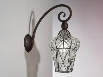 PIAZZA MB 114 - Murano glass wall lamp by Siru - view 2