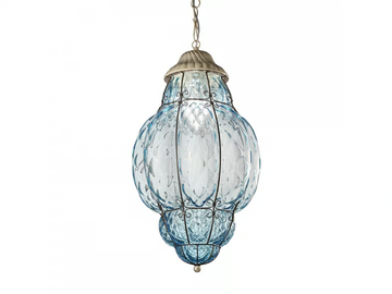 CLASSIC ES 101 - Handmade Murano glass outdoor pendant lamp by Siru - view 2