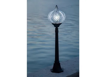 GOCCIA EP 111 - Murano glass garden lamp post by Siru - view 2