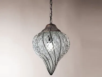 GOCCIA ES 111 - Murano glass outdoor pendant lamp by Siru - view 2