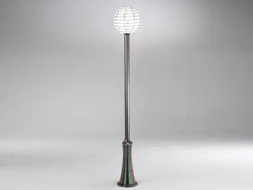 SFERA EP 361 - Murano glass garden lamp post by Siru - view 2