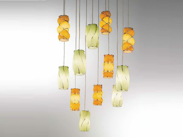 ORIONE RS 384 - Murano glass pendant lamp by Siru - view 3