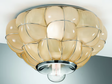 POUFF RC 383 - Murano glass ceiling light by Siru - view 3
