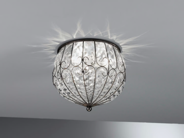 SAN TOMÀ MC 412 - Murano glass ceiling light by Siru - view 2