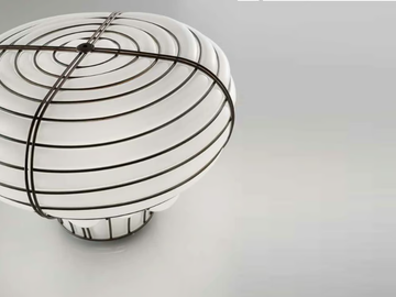 CHAPEAU MT 433 - Murano glass table lamp by Siru - view 2