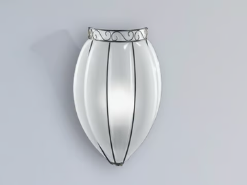 TULIPANO MA 237 - Murano glass wall lamp by Siru - view 3