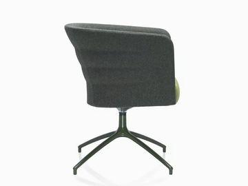CELL 75 - Upholstered guest chair with armrests by Sitland - view 3