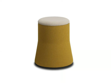 JOY - Upholstered fabric pouf by Sitland - view 3