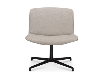 MILOS - Swivel with 4-spoke base fabric easy chair by Sitland - view 2