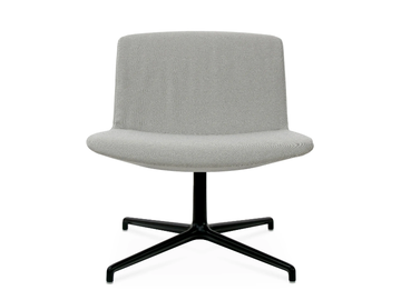 MILOS - Swivel with 4-spoke base fabric easy chair by Sitland - view 3