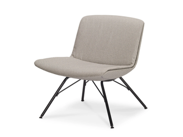 MILOS LOUNGE - Fabric easy chair by Sitland - view 2