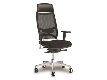 TEAM STRIKE - Executive chair with 5-spoke base with armrests by Sitland - view 2
