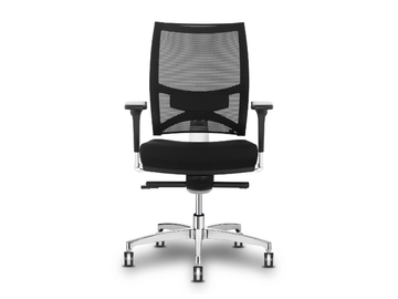 TEAM STRIKE - Mesh office chair with armrests with 5-Spoke base by Sitland - view 2